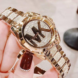  Shop Authentic Michael Kors Bradshaw Gold Dial Gold Steel Strap Watch for Women - MK6487 - Luxxuri