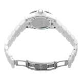  Shop Authentic Chanel J12 Quartz Diamonds Pink Dial White Steel Strap Watch for Women - J12 H5513 - Luxxuri