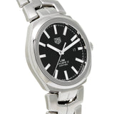  Shop Authentic Tag Heuer Link Quartz Black Dial Silver Steel Strap Watch for Women - WBC2110.BA0603 - Luxxuri