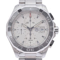  Shop Authentic Tag Heuer Aquaracer Caliber 16 Automatic Chronograph White Dial Silver Steel Strap Watch for Men - CAY2111.BA0927 - Luxxuri