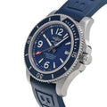  Shop Authentic Breitling Superocean 44mm Automatic Blue Dial Blue Rubber Strap Watch for Men - A17367D81C1S2 - Luxxuri