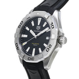  Shop Authentic Tag Heuer Aquaracer Quartz Black Dial Black Rubber Strap Watch for Men -  WBD1110.FT8021 - Luxxuri