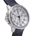  Shop Authentic IWC Aquatimer Chronograph White Dial Black Rubber Strap Watch for Men - IW376801 - Luxxuri