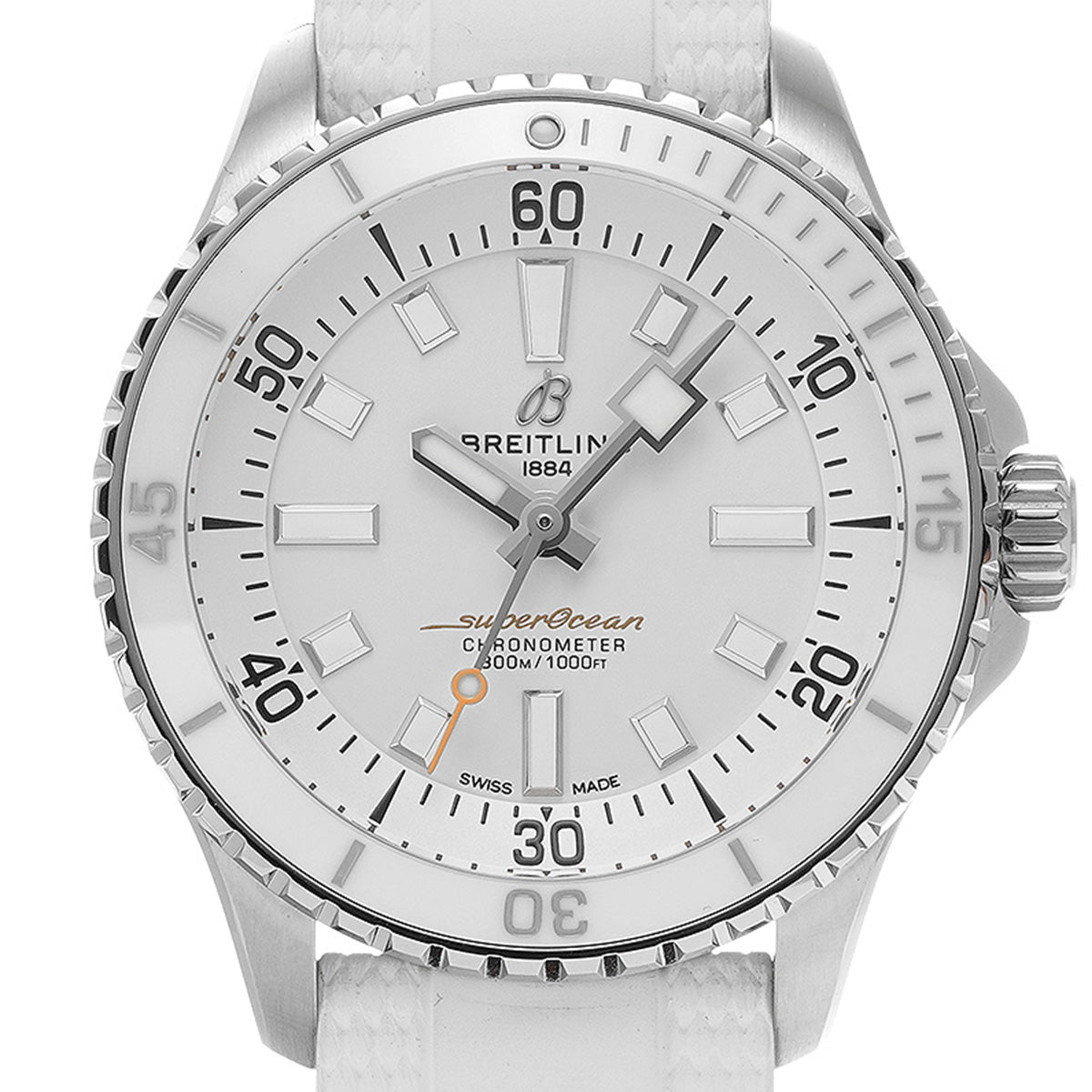  Shop Authentic Breitling Superocean Automatic 36 White Dial White Rubber Strap Watch for Men - A17377211A1S1 - Luxxuri