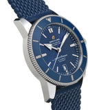  Shop Authentic Breitling Superocean Heritage B20 Automatic 46 Blue Dial Blue Mesh Bracelet Watch for Men - AB2020161C1S1 - Luxxuri
