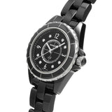  Shop Authentic Chanel J12 Diamonds Black Dial Black Steel Strap Watch for Women - J12 H2569 - Luxxuri