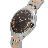 Shop Authentic Cartier Ballon Bleu de Cartier Brown Dial Two Tone Steel Strap Watch for Men - W6920032 - Luxxuri