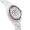  Shop Authentic Chanel J12 Quartz Diamonds Mother of Pearl White Dial White Steel Strap Watch for Women - J12 H3243 - Luxxuri