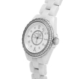  Shop Authentic Chanel J12 Quartz Diamonds White Dial White Steel Strap Watch for Women - J12 H3110 - Luxxuri