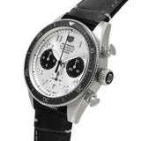  Shop Authentic Tag Heuer Autavia Chronometer Flyback Chronograph Silver Dial Black Leather Strap Watch for Men - CBE511B.FC8279 - Luxxuri