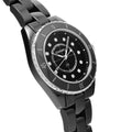  Shop Authentic Chanel J12 Quartz Diamonds Black Dial Black Steel Strap Watch for Women - J12 H5701 - Luxxuri