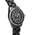  Shop Authentic Chanel J12 Quartz Diamonds Black Dial Black Steel Strap Watch for Women - J12 H1625 - Luxxuri