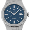  Shop Authentic Maurice Lacroix Aikon Automatic Blue Dial Silver Steel Strap Watch For Men - AI6008-SS002-430-1 - Luxxuri
