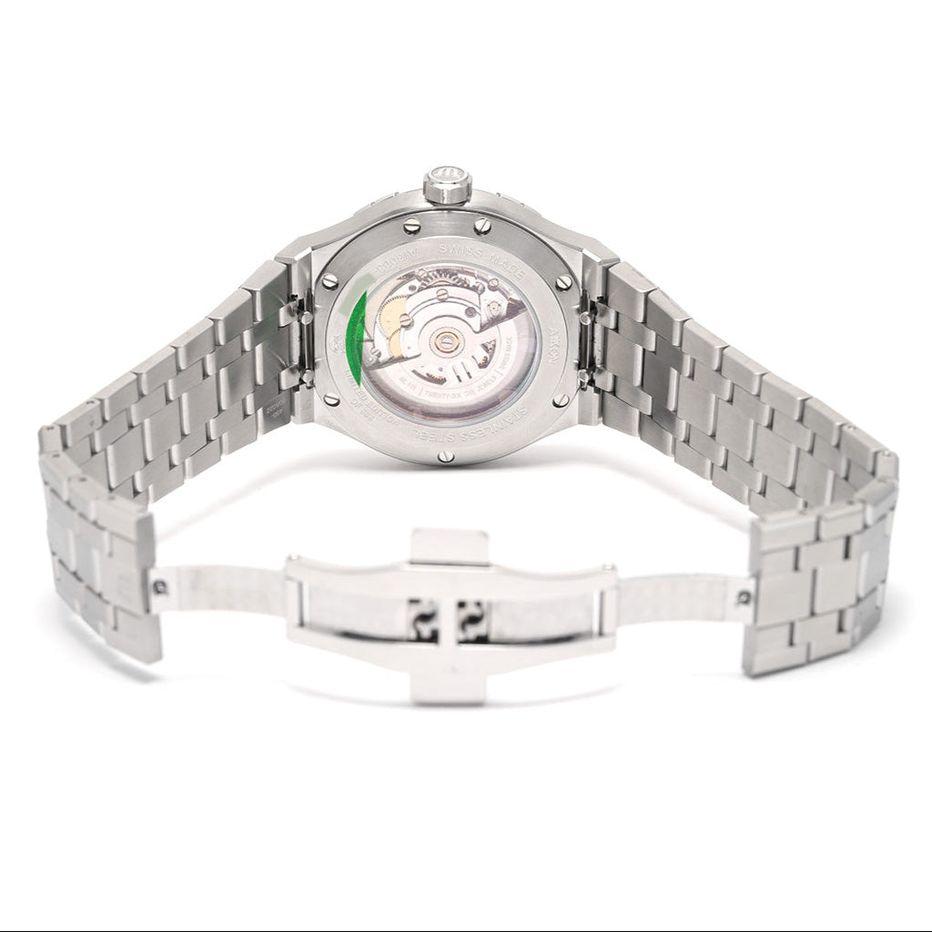  Shop Authentic Maurice Lacroix Aikon Automatic Sky Blue Dial Silver Steel Strap Watch For Men - AI6008-SS00F-431-C - Luxxuri