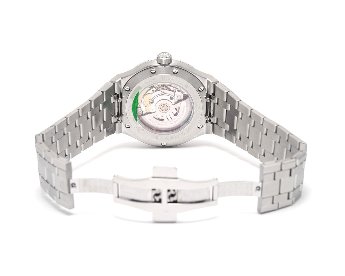  Shop Authentic Maurice Lacroix Aikon Automatic Limited Summer Edition Blue Dial Silver Steel Strap Watch For Men - AI6008-SS00F-431-1 - Luxxuri