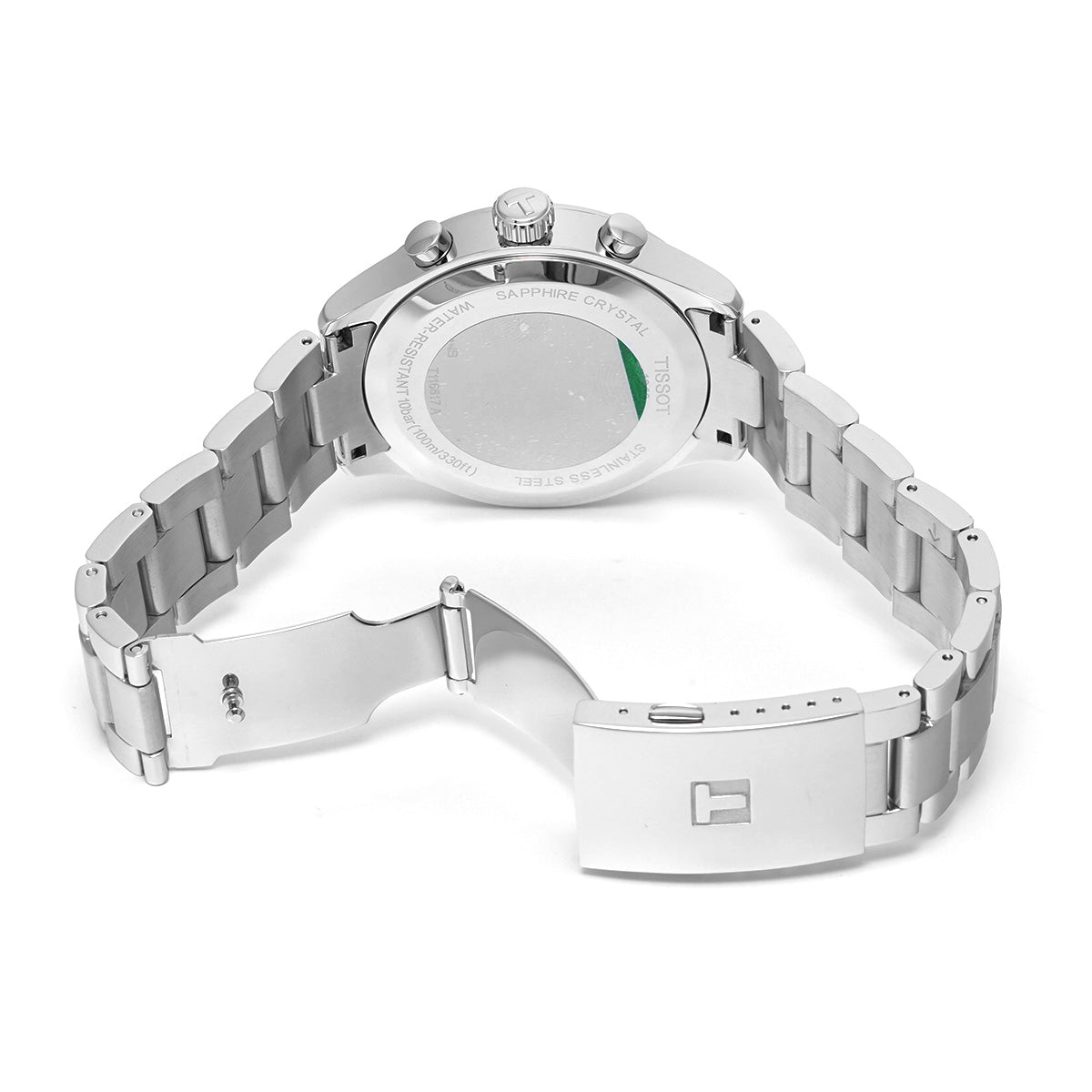  Shop Authentic Tissot Chrono XL Classic Green Dial Silver Steel Strap Watch for Men - T116.617.11.092.00 - Luxxuri
