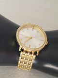  Shop Authentic Michael Kors Melissa Quartz Gold Dial Gold Steel Strap Watch for Women - MK4368 - Luxxuri