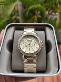  Shop Authentic Fossil Riley Gold Dial Gold Steel Strap Watch for Women - ES3203 - Luxxuri