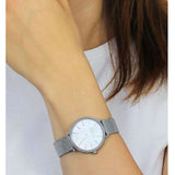  Shop Authentic Michael Kors Pyper Quartz Mother of Pearl White Dial Silver Mesh Strap Watch For Women - MK4618 - Luxxuri