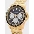  Shop Authentic Guess Odyssey Multifunction Black Dial Gold Steel Strap Watch For Men - W1107G4 - Luxxuri