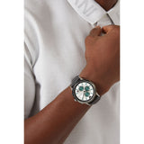  Shop Authentic Emporio Armani Renato Chronograph Silver Dial Black Leather Strap Watch for Men - AR11473 - Luxxuri