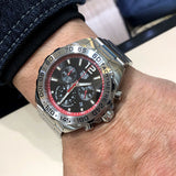  Shop Authentic Tag Heuer Formula 1 Chronograph Black Dial Silver Steel Strap Watch for Men - CAZ101Y.BA0842 - Luxxuri