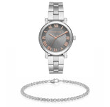  Shop Authentic Michael Kors Norie Grey Dial Silver Stainless Steel Strap Watch for Women - MK3559 - Luxxuri