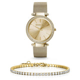  Shop Authentic Michael Kors Darci Gold Dial Gold Mesh Bracelet Watch for Women - MK3368 - Luxxuri