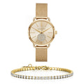  Shop Authentic Michael Kors Portia Gold Dial Gold Mesh Bracelet Watch for Women - MK3844 - Luxxuri