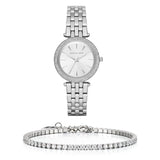  Shop Authentic Michael Kors Darci Silver Dial Silver Steel Strap Watch for Women - MK3429 - Luxxuri