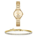  Shop Authentic Michael Kors Portia Quartz Gold Dial Gold Steel Strap Watch For Women - MK3838 - Luxxuri