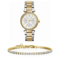  Shop Authentic Michael Kors Parker White Dial Two Tone Steel Strap Watch for Women - MK6055 - Luxxuri