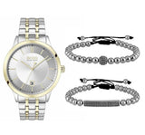  Shop Authentic Hugo Boss Classic Silver Dial Two Tone Steel Strap Watch for Men - 1513687 - Luxxuri