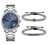  Shop Authentic Hugo Boss Commander Blue Dial Silver Steel Strap Watch for Men - 1513434 - Luxxuri