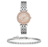  Shop Authentic Michael Kors Darci Rose Gold Dial Silver Steel Strap Watch for Women - MK3446 - Luxxuri