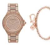  Shop Authentic Michael Kors Camille Crystal Rose Gold Dial Rose Gold Steel Strap Watch for Women - MK5862 - Luxxuri