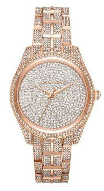  Shop Authentic Michael Kors Lauryn Crystals Rose Gold Dial Rose Gold Steel Strap Watch For Women - MK3931 - Luxxuri