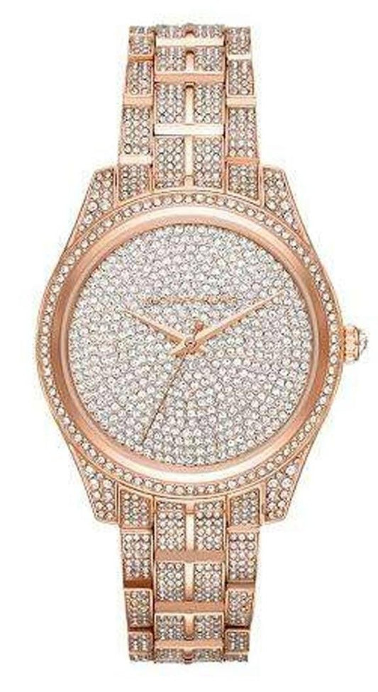  Shop Authentic Michael Kors Lauryn Crystals Rose Gold Dial Rose Gold Steel Strap Watch For Women - MK3931 - Luxxuri