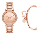  Shop Authentic Michael Kors Parker Rose Gold Dial with Diamonds Rose Gold Steel Strap Watch for Women - MK6426 - Luxxuri