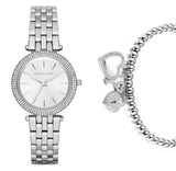  Shop Authentic Michael Kors Darci Silver Dial Silver Steel Strap Watch for Women - MK3429 - Luxxuri