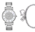  Shop Authentic Michael Kors Catlin Silver Dial Silver Steel Strap Watch for Women - MK3355 - Luxxuri