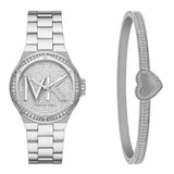  Shop Authentic Michael Kors Lennox Quartz Silver Dial Silver Steel Strap Watch For Women - MK7234 - Luxxuri