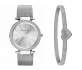  Shop Authentic Michael Kors Darci Silver Dial Silver Mesh Bracelet Watch for Women - MK3367 - Luxxuri