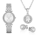 Michael Kors Darci Silver Dial Silver Steel Strap Watch for Women - MK3429