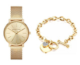  Shop Authentic Michael Kors Pyper Quartz Gold Dial Gold Mesh Strap Watch For Women - MK4339 - Luxxuri