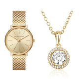  Shop Authentic Michael Kors Pyper Quartz Gold Dial Gold Mesh Strap Watch For Women - MK4339 - Luxxuri