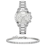  Shop Authentic Hugo Boss Novia Chronograph Silver Dial Silver Steel Strap Watch for Women - 1502616 - Luxxuri