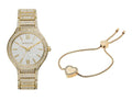  Shop Authentic Michael Kors Kerry Crystals Gold Dial Gold Steel Strap Watch For Women - MK3360 - Luxxuri