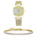  Shop Authentic Tommy Hilfiger Lynn Quartz Gold Dial Gold Mesh Bracelet Watch For Women - 1781867 - Luxxuri