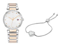  Shop Authentic Tommy Hilfiger Lynn Quartz White Dial Two Tone Steel Strap Watch For Women - 1782236 - Luxxuri